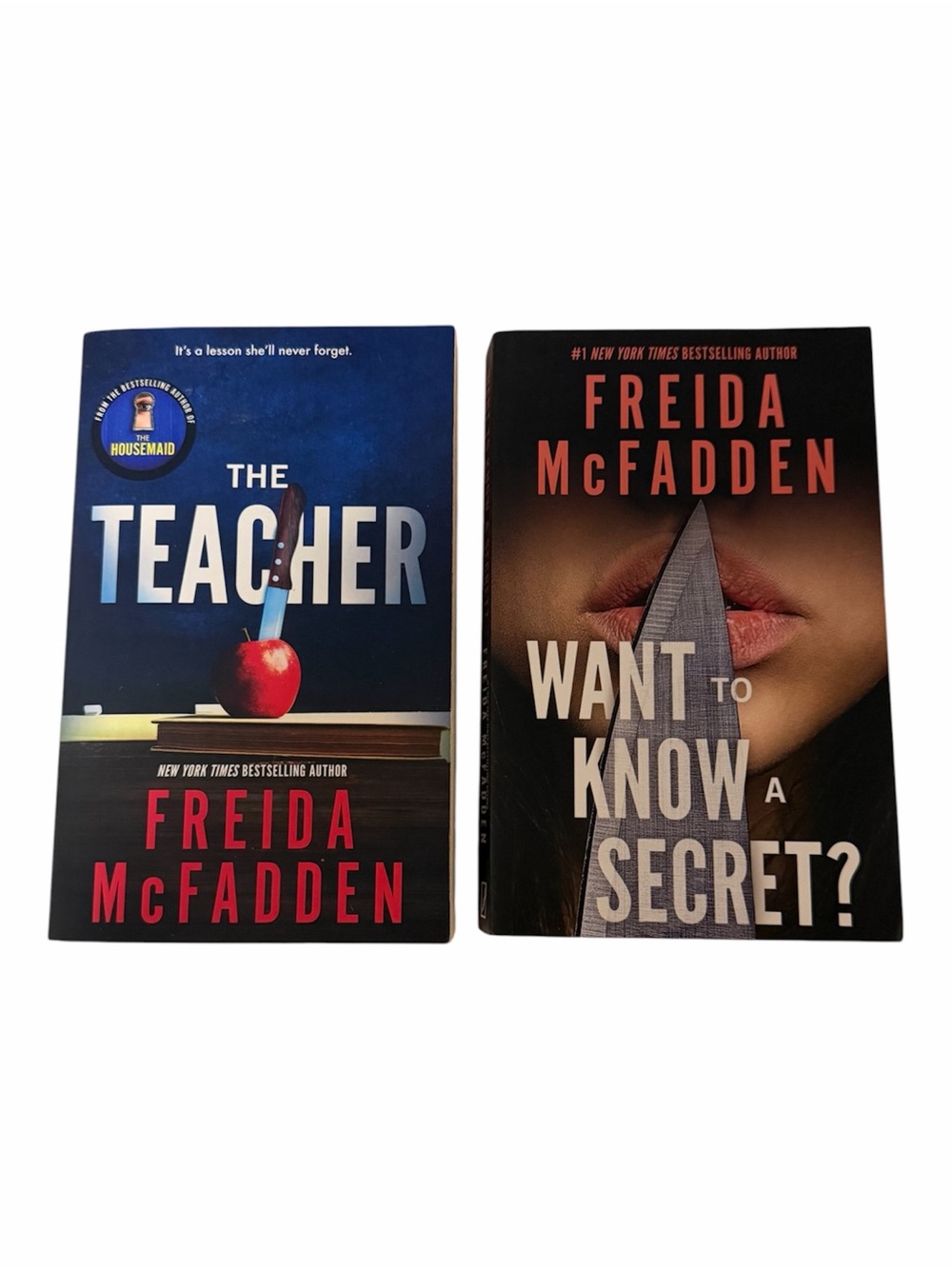 Freida McFadden 2 books The Teacher, Want to Know A Secret?